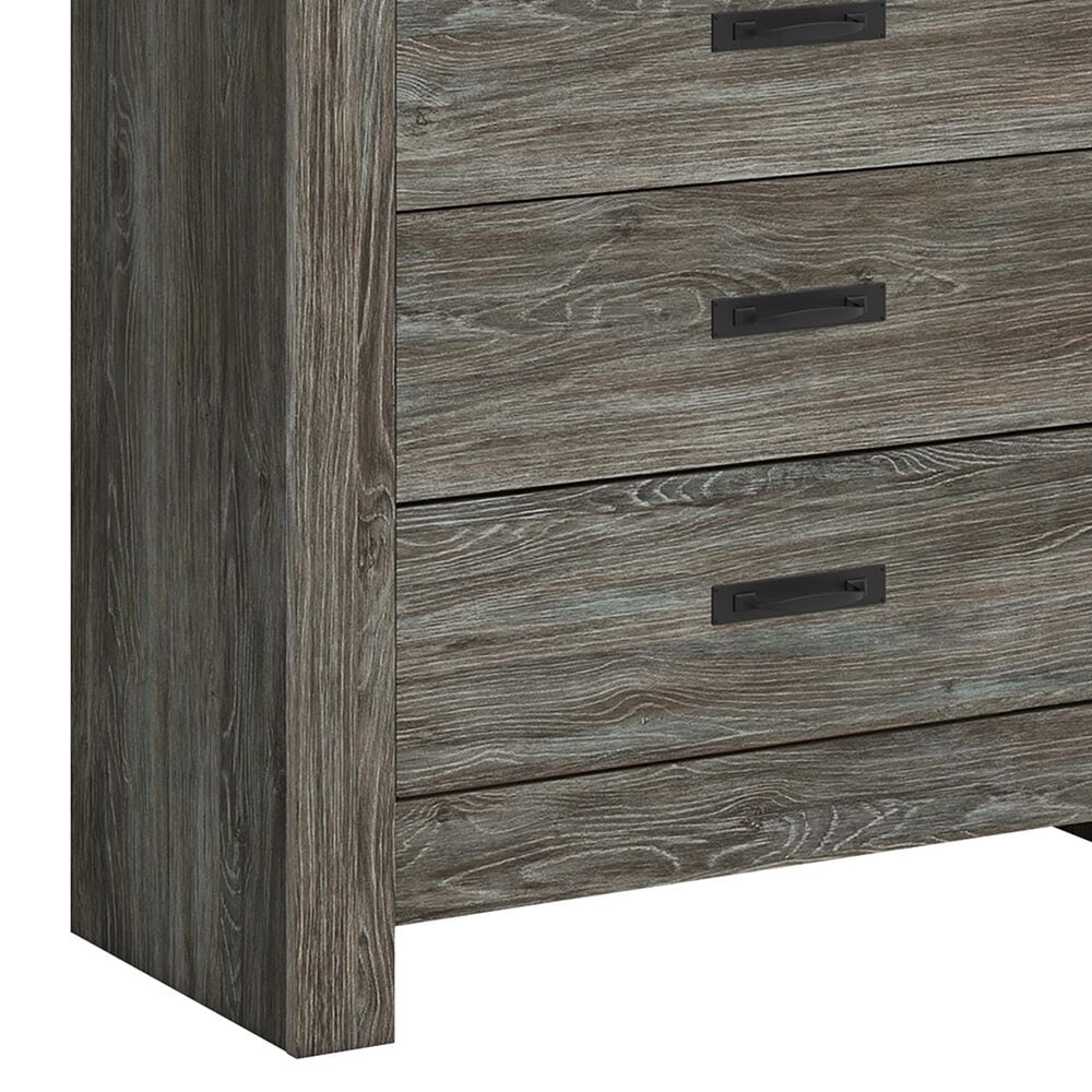 Ashley Frandern 5-Drawer Chest in Rustic Warm Gray, , large