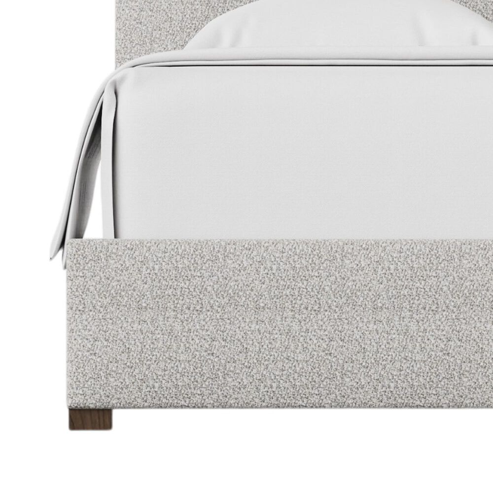 Viceray Collections Emily King Upholstered Panel Bed with Arched Headboard in Labradoodle, , large