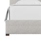 Viceray Collections Emily King Upholstered Panel Bed with Arched Headboard in Labradoodle, , large