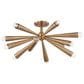 Troy Lighting Keanu 12-Light Semi Flush Mount in Patina Brass, , large