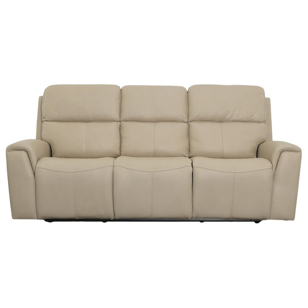 Flexsteel Jarvis Power Reclining Sofa with Headrests in Parchment, , large