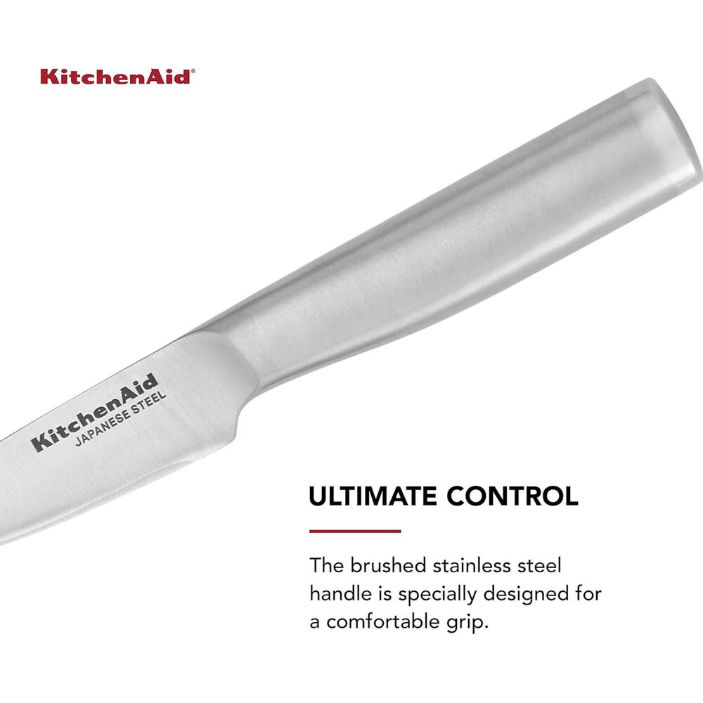 KitchenAid Gourmet 3.5&quot; Paring Knife with Blade Cover in Stainless Steel, , large