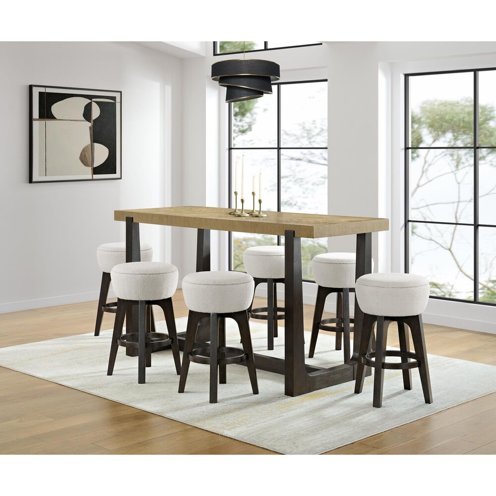 Emerald Home Furnishings Sutton Place Bar Height Dining Table in Caramel and Cocoa - Table Only, , large