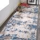 Feizy Cadiz Blue and Ivory 3"1" x 10" Runner, , large