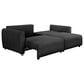Lifestyle Solutions Galloway Convertible Sofa in Charcoal, , large