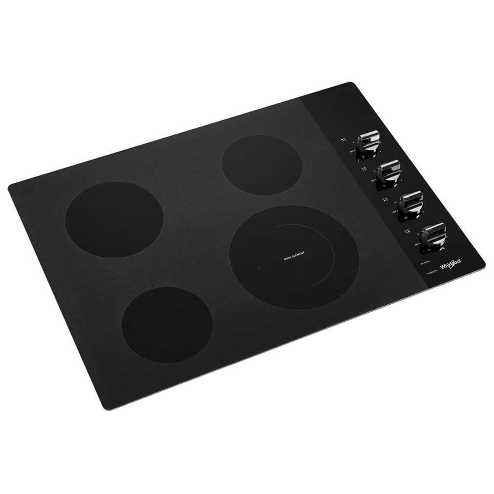Whirlpool 30&quot; Electric Ceramic Glass Cooktop with Dual Radiant Element, , large