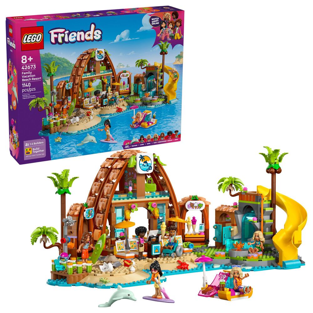 LEGO Family Vacation Beach Resort Building Set, , large