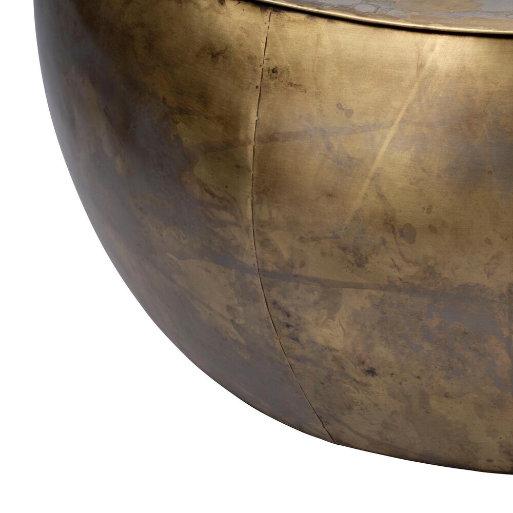 Jamie Young Amara Coffee Table in Antique Brass, , large