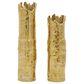 CosmoLiving by Cosmopolitan Bamboo-Shaped Vase in Gold (Set of 2), , large