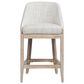 Jennifer Taylor Home Newport 26.5" Counter Stool with Neutral Gray Cushion in Brushed Natural, , large