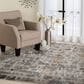 Central Oriental Adore Zed 7"10" x 9"10" Grey and Orange Area Rug, , large
