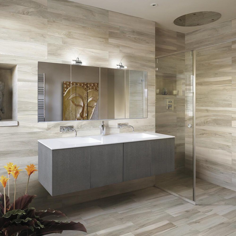 Arizona Tile Savannah Cream 4" x 40" Porcelain Tile, , large
