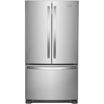 Whirlpool 25 Cu. Ft. 36" Wide French Door Refrigerator with Interior Water Dispenser in Stainless Steel, , large