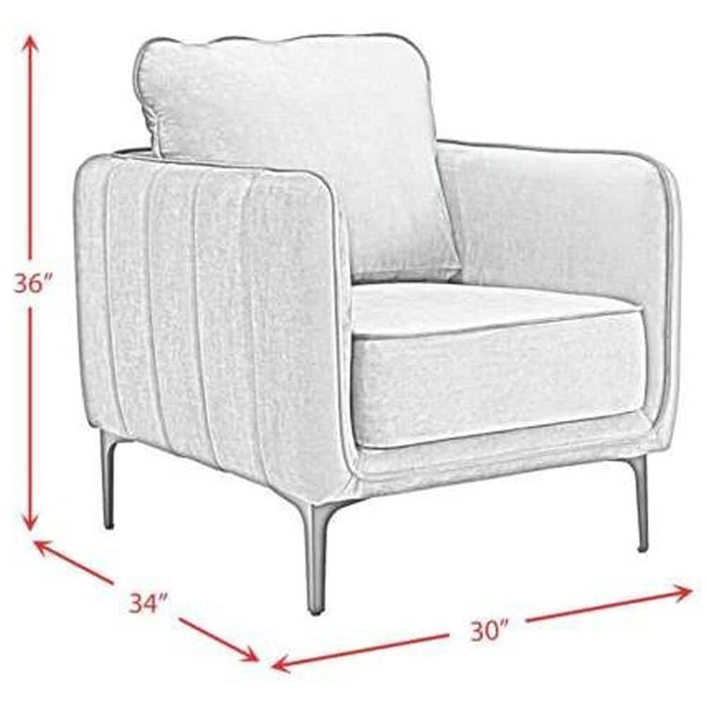 Mayberry Hill Rae Chair in Green Velvet, , large