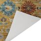 Dalyn Rug Company Silk Road Turmeric, Gold, Blue, Copper, Ivory, Taupe and Aloe 2"3" x 7"6" Runner, , large
