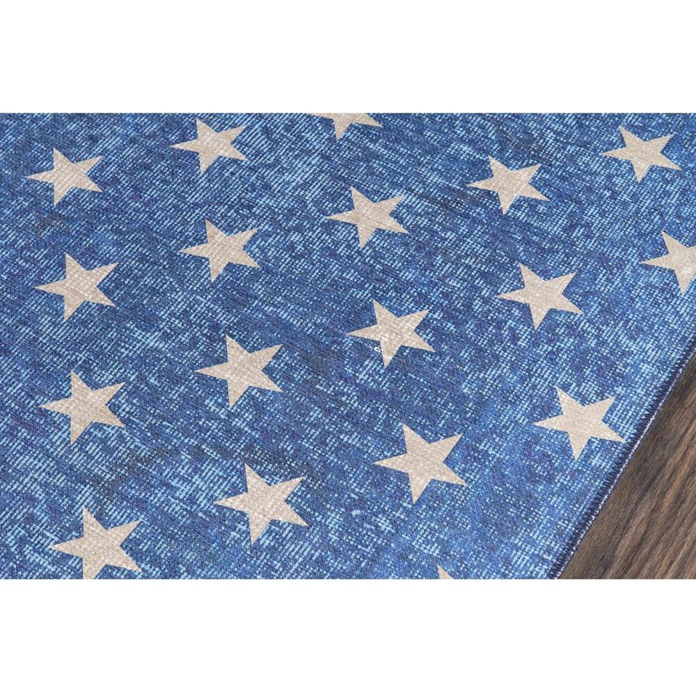 Novogratz District DIS-7 7&#39;6&quot; x 9&#39;6&quot; Blue Area Rug, , large