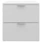 The Monday Company Delma 2-Drawer Nightstand in Matte White (Set of 2), , large