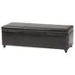 Baxton Studio Bench Storage Ottoman in Dark Brown, , large