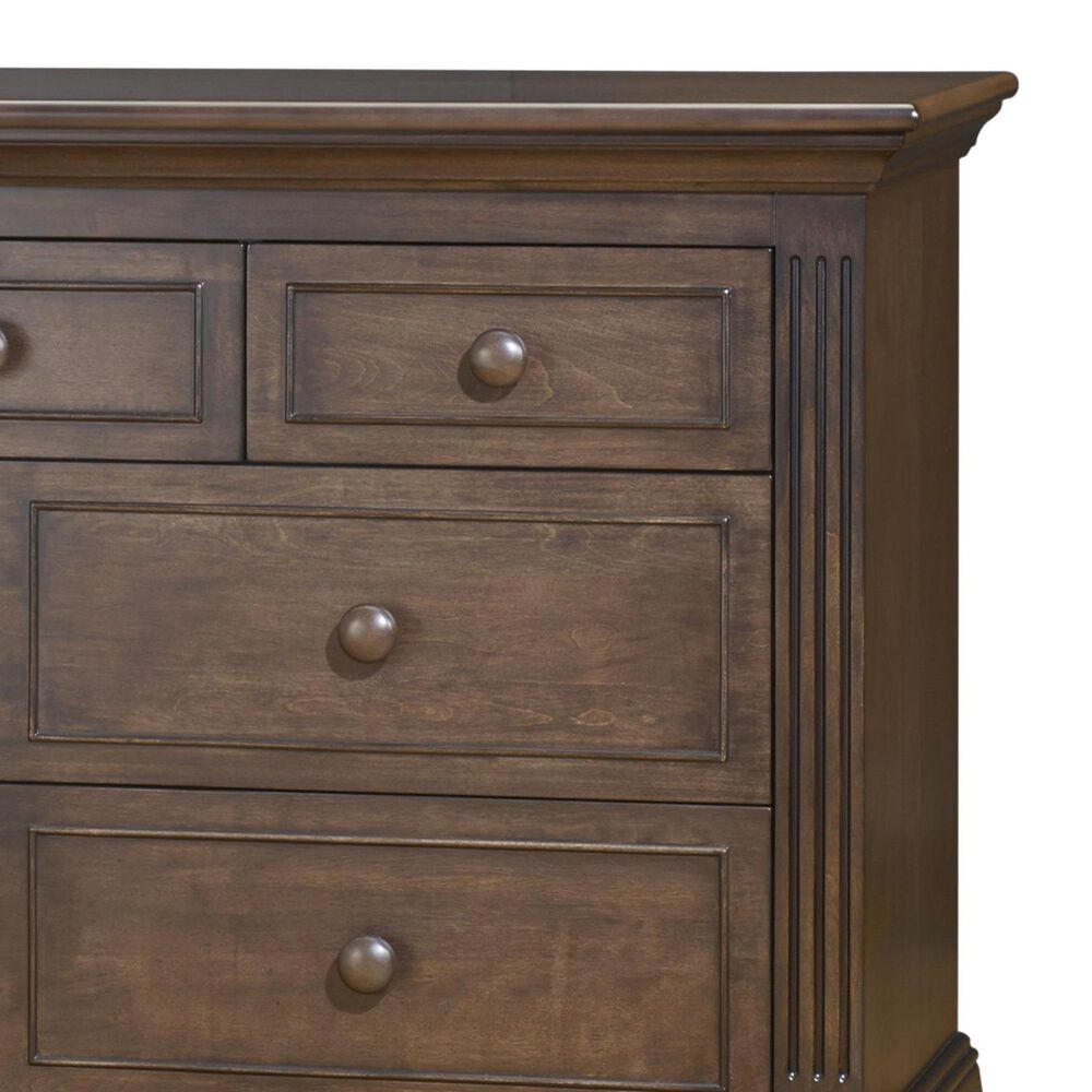 Sorelle Furniture Providence 7-Drawer Dresser in Chocolate, , large