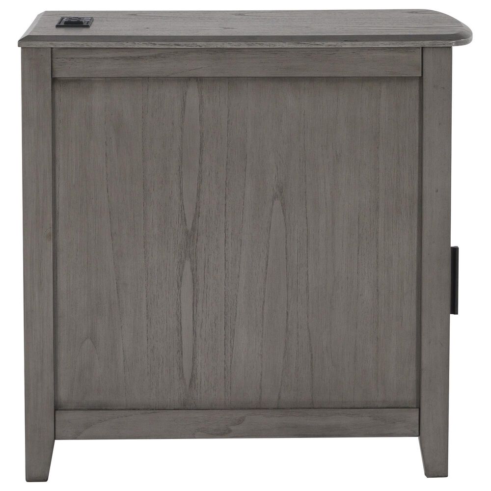 Ashley Devonsted Chairside End Table in Gray, , large