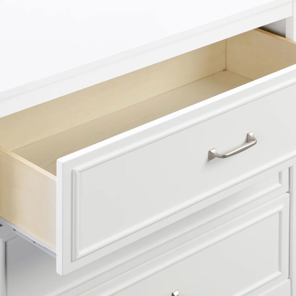 DaVinci Charlie 4-In-1 Convertible Crib and 3-Drawer Dresser in White, , large
