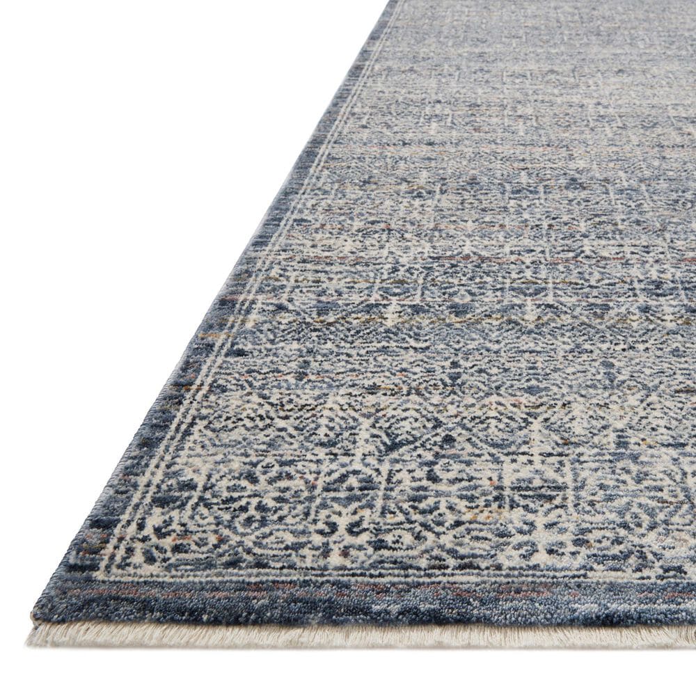 Amber Lewis x Loloi Zuma 2&#39;7&quot; x 12&#39; Denim and Ivory Runner, , large
