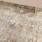 Nourison Quarry QUA03 8"10" x 11"10" Beige and Grey Area Rug, , large