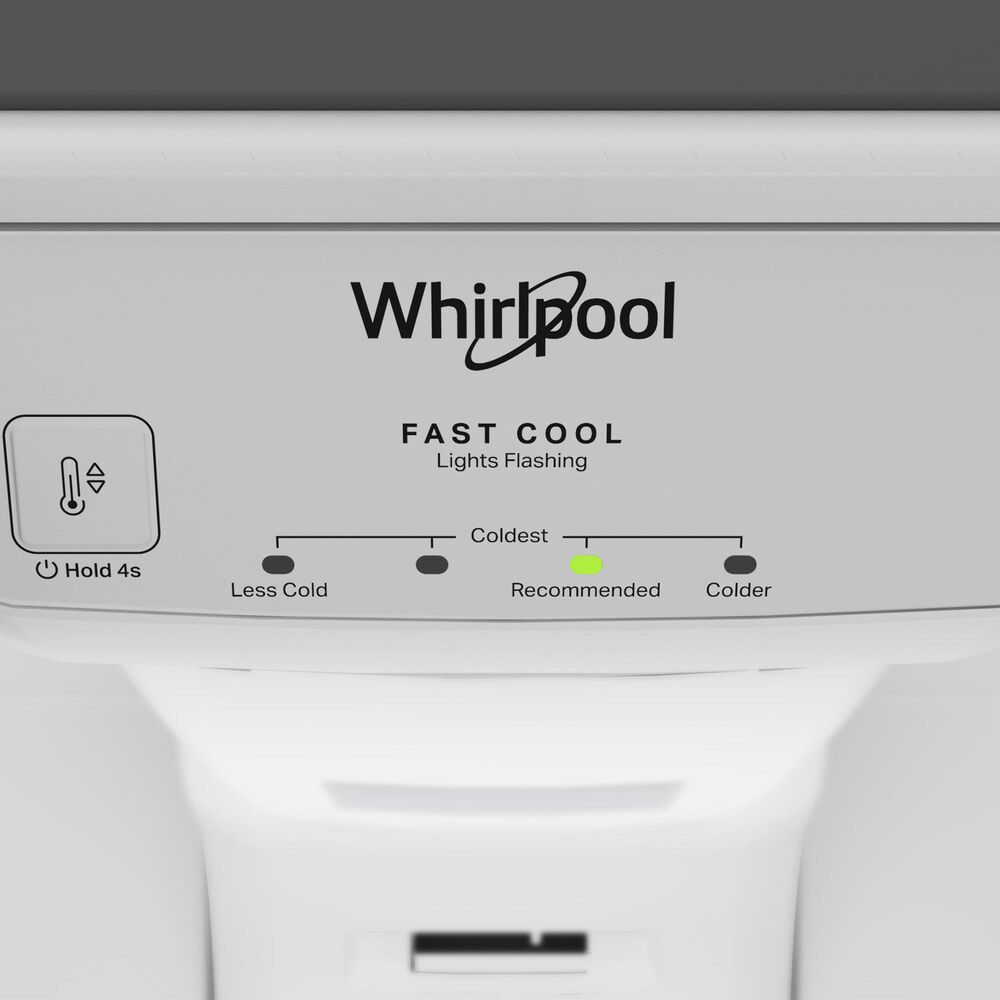 Whirlpool 21.3 Cu. Ft. Top Freezer Refrigerator with Total Coverage Cooling in Fingerprint Resistant Stainless Steel, , large