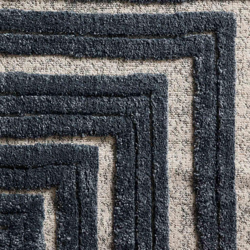 Loloi II Hagen 2&#39;7&quot; x 4&#39; Blue and White Runner, , large