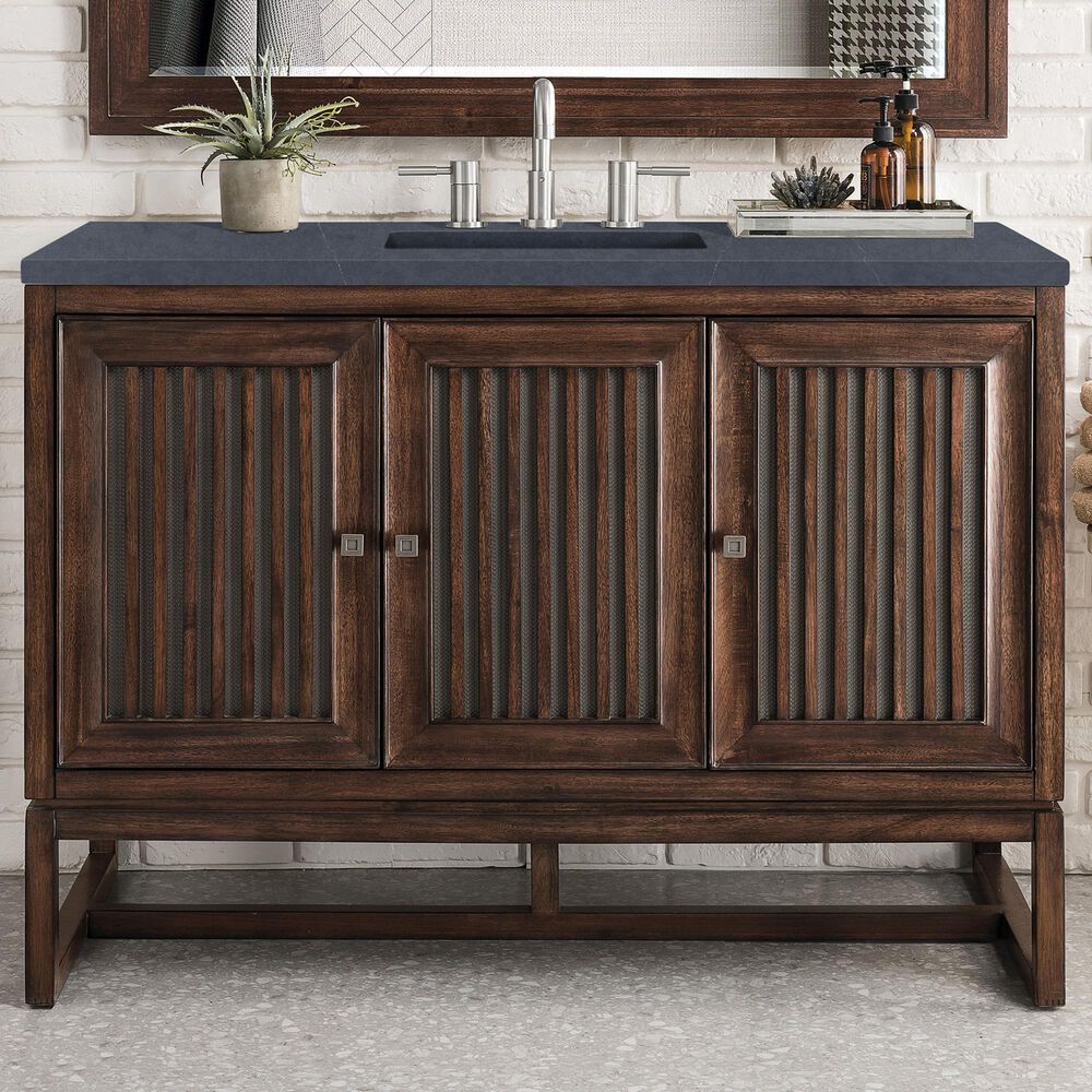 James Martin Athens 48" Single Bathroom Vanity in Mid Century Acacia