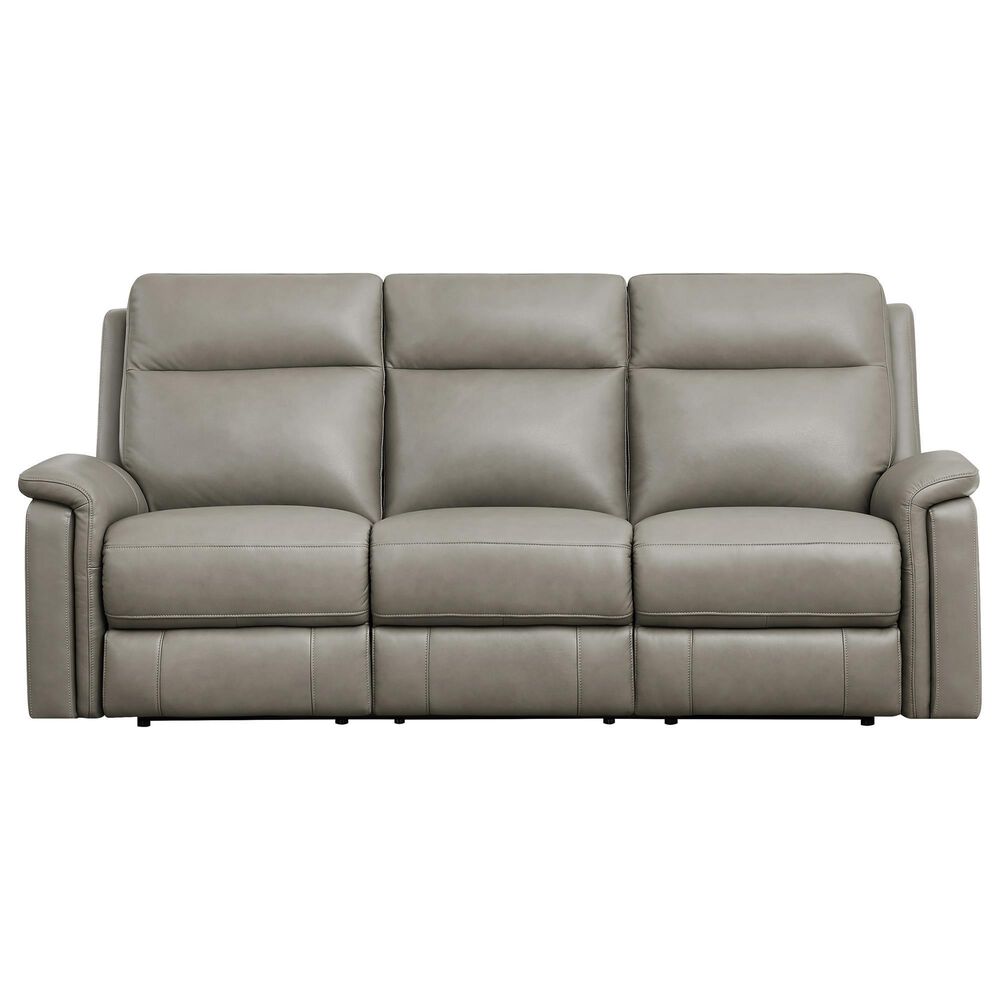 Amax Leather Cozy Power Reclining Sofa in Concrete, , large