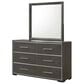 Crown Mark Dresser and Mirror, , large