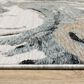 Oriental Weavers Echo ECH07 Blue and Ivory 7"10" x 10"10" Area Rug, , large