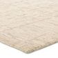 Jaipur Labyrinth Herculean 9" x 12" Feather Gray and Oyster Gray Area Rug, , large