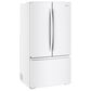 Whirlpool 24.3 Cu. Ft. Counter Depth 3-Door French Door Refrigerator in White, , large