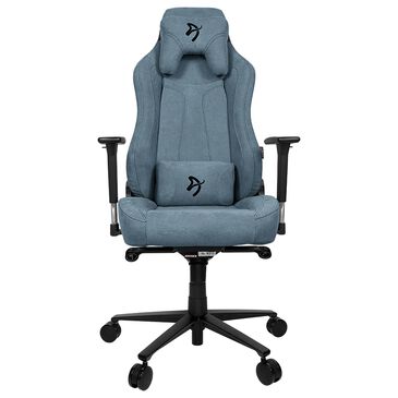 Arozzi Vernazza Premium Upholstery Soft Fabric Ergonomic Computer Gaming/Office Chair with High Backrest, Recliner, Swivel, Tilt, Rocker, Adjustable Height and Adjustable Lumbar and Neck Support - Blue, , large