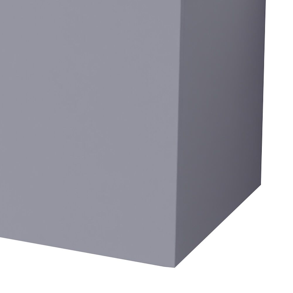 Lexora Home Geneva 80" Double Bathroom Vanity in Dark Grey with 2 cm White Quartz Top and Rectangular Sinks, , large