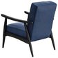 Zuo Modern Rocky Arm Chair in Blue and Black, , large