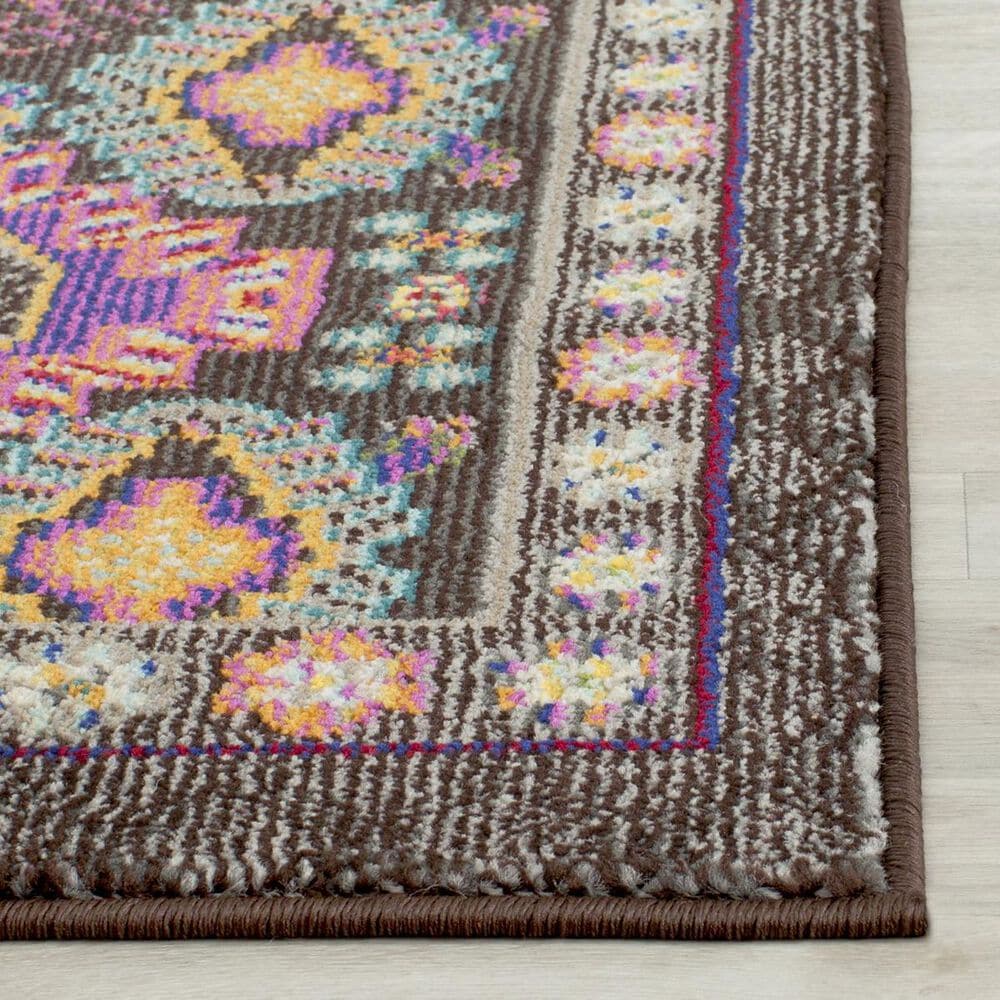 Safavieh Monaco MNC240B-28 2&#39;2&quot; x 8&#39; Brown/Multi Runner, , large