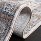 Safavieh Jasmine 2"2" x 9" Ivory and Blue Runner, , large
