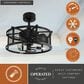 Vaxcel Humboldt 21" LED Ceiling Fan in Black, , large