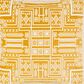 Surya Camaxtli 20" Square Throw Pillow in Mustard, , large