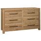 Viceray Collections Joinery 6-Drawer Dresser in Natural Oak, , large
