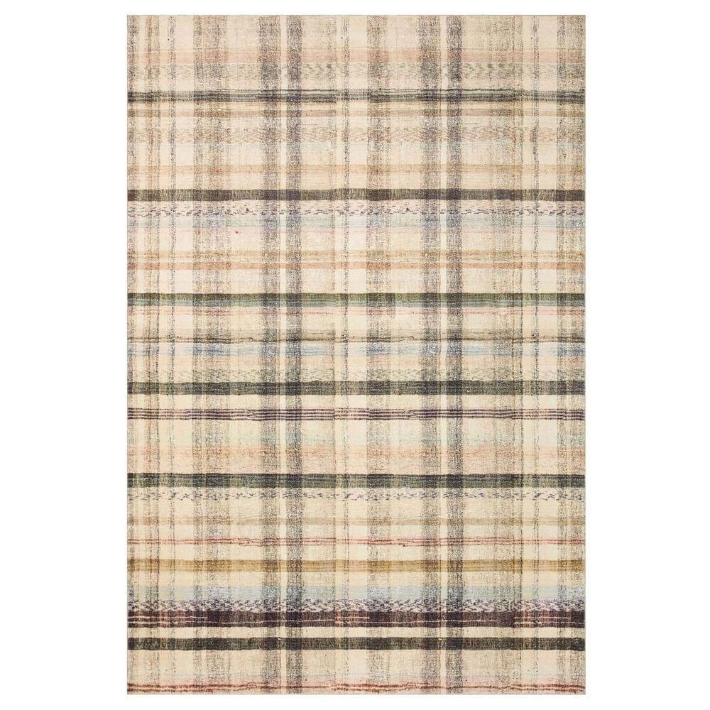 Chris Loves Julia x Loloi Humphrey 2" x 3"6" Ivory and Multicolor Area Rug, , large