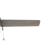 Hunter Aker 52" Outdoor Ceiling Fan with LED Lights in Matte Silver, , large