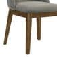 Coaster Franklin Side Chair with Grey Cushion in Dark Brown, , large