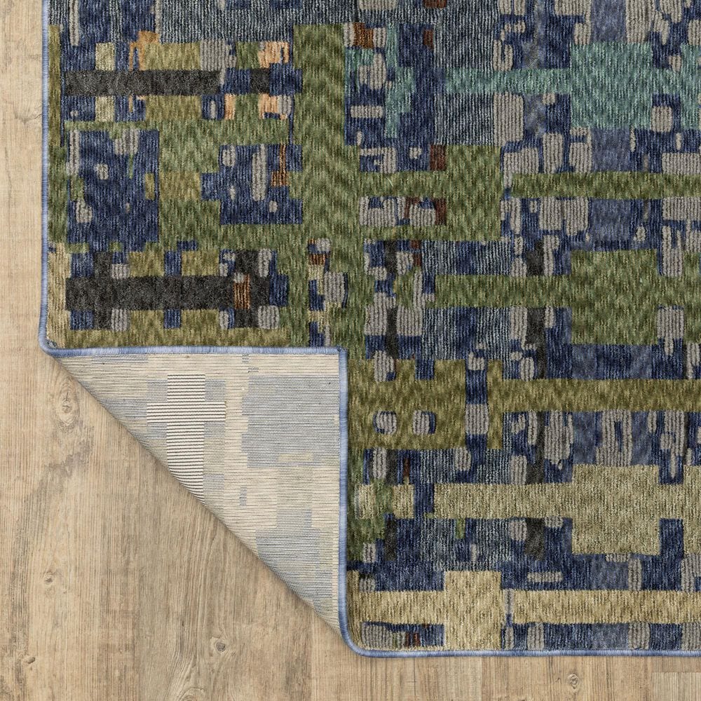 Oriental Weavers Tisdell Blue and Multicolor 2'3" x 7'6" Runner, , large