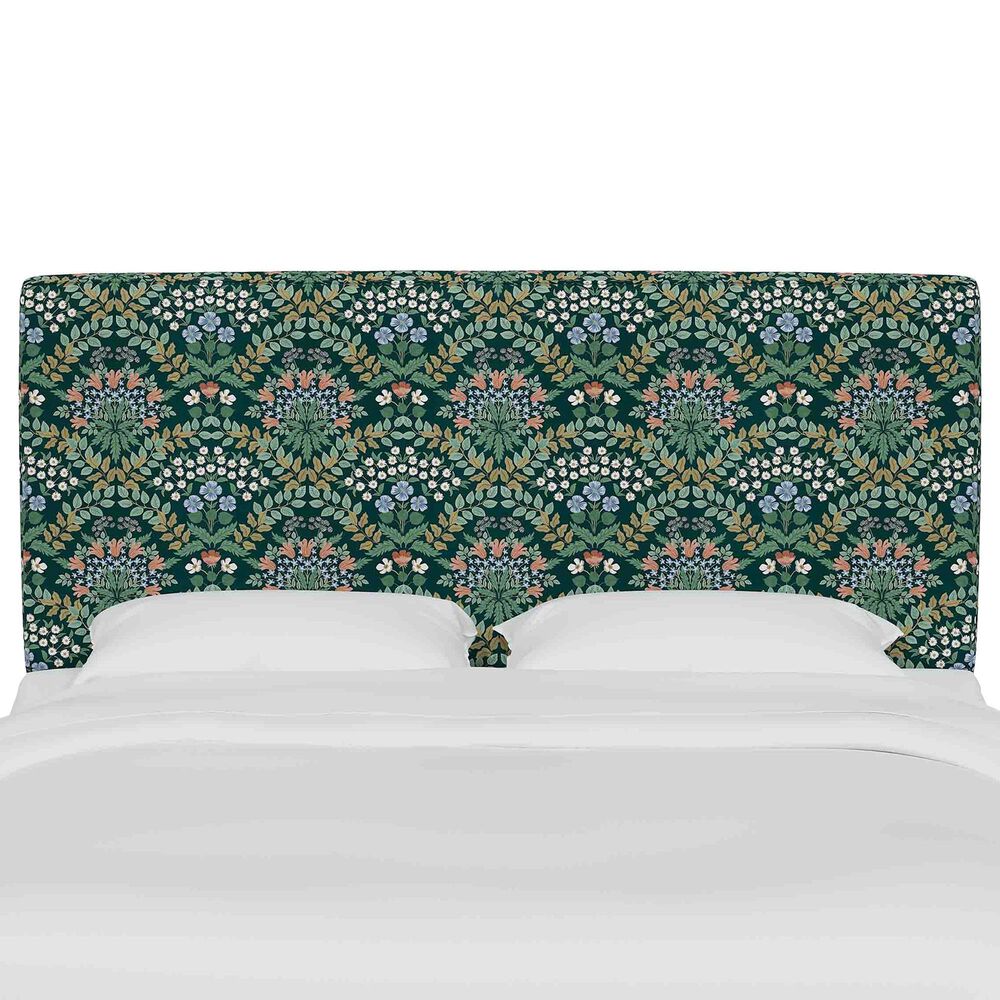 Skyline Furniture Elly California King Headboard in Bramble Emerald, , large