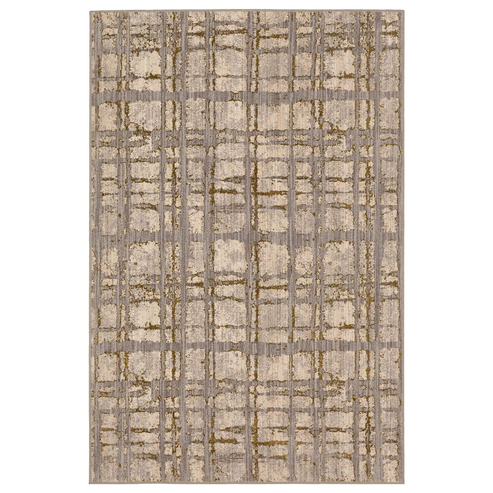 Karastan Axiom Chiasma 92113-00527 9"6" x 12"1" Gold Area Rug, , large