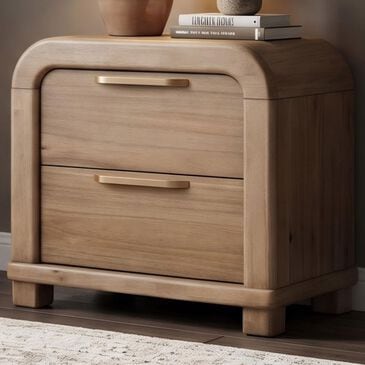 Urban Home Kione 2 Drawer Nightstand in Brown, , large